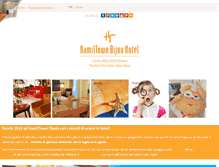 Tablet Screenshot of hotelhamiltown.com